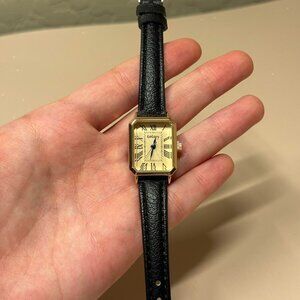 Women's Gold and Black Watch